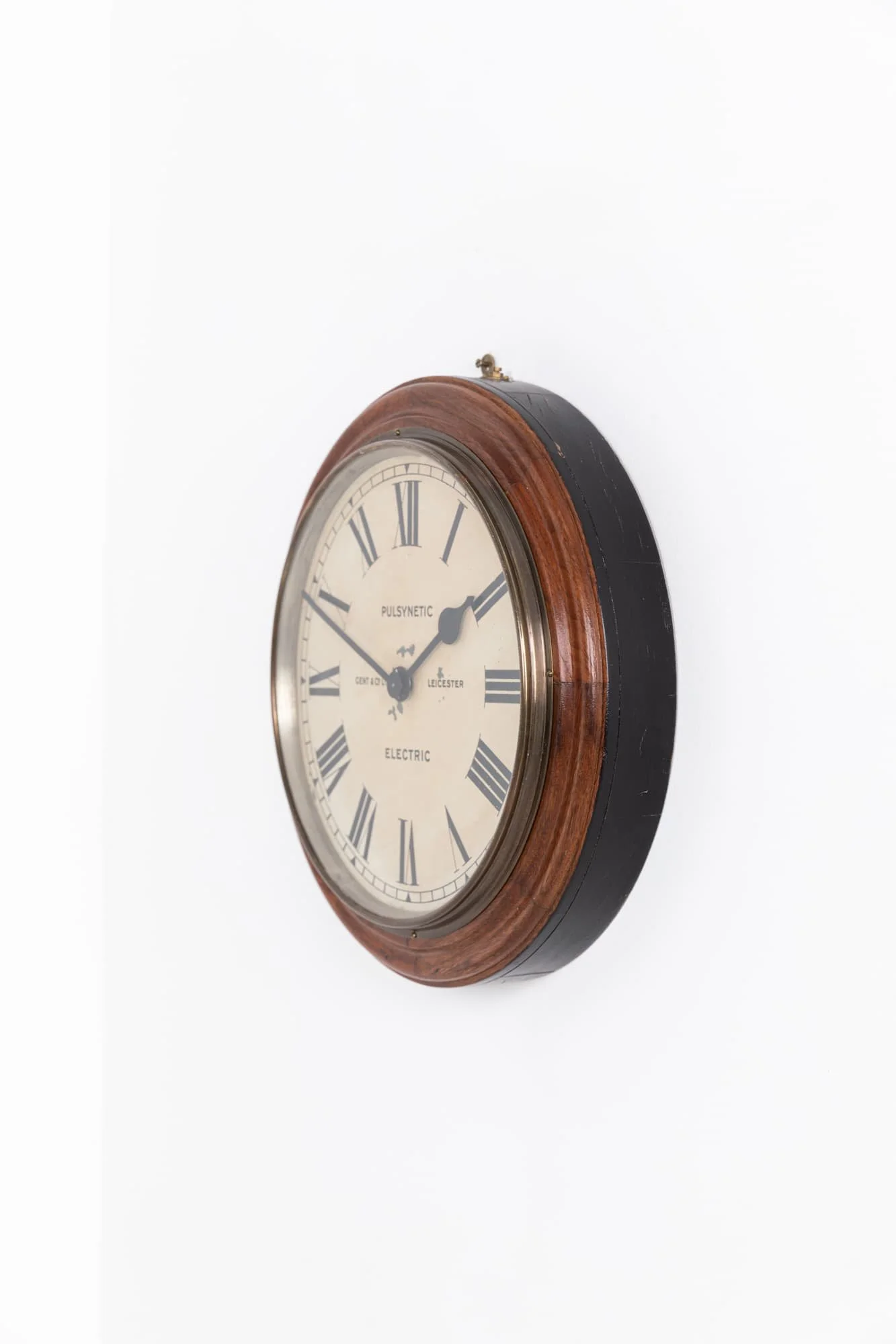 Wooden Gents of Leicester Slave Wall Clock — Antiques Workshop